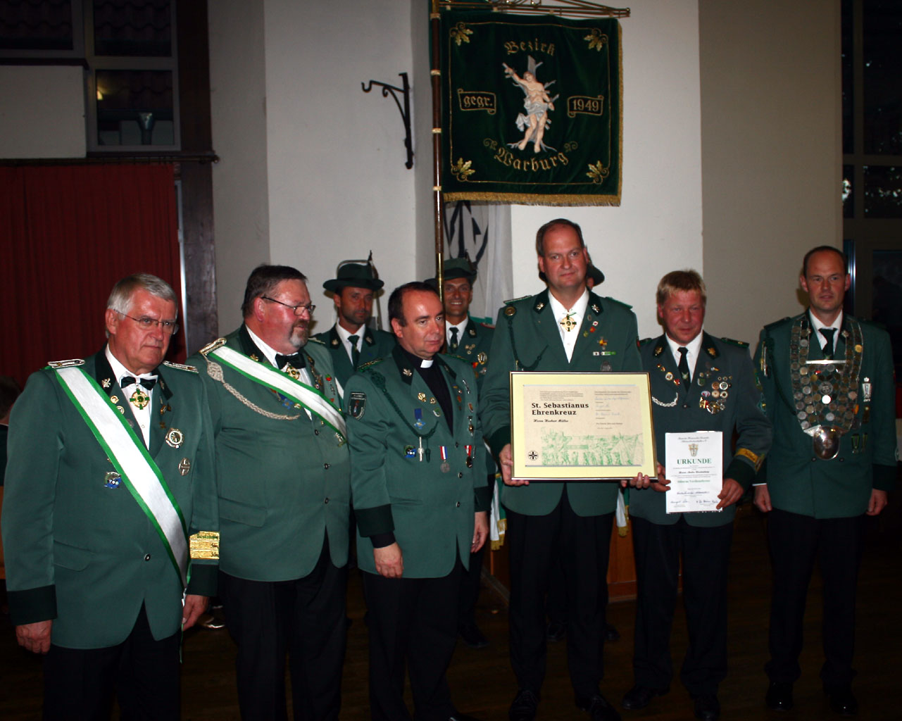 Bezirkskönig- und Prinzenschießen 2008 in Dringenberg